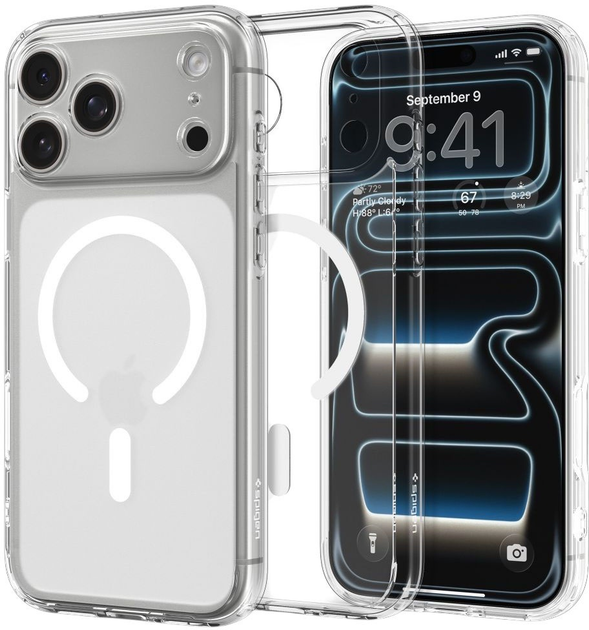 Etui plecki Spigen Ultra Hybrid MagSafe Case do Apple iPhone 17 Pro Frost White (8800283314823) - obraz 2