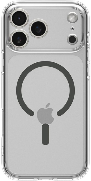 Etui plecki Spigen Ultra Hybrid MagSafe Case do Apple iPhone 17 Pro Clear Graphite (8800283314793) - obraz 2