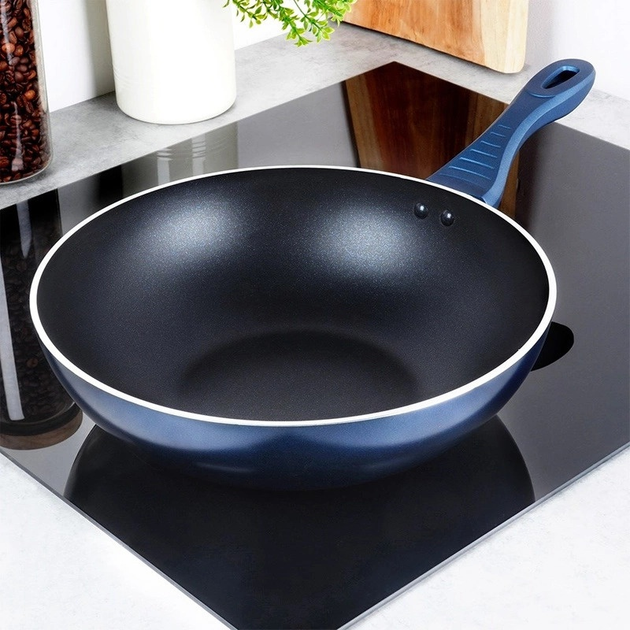 Patelnia Wok Orion Diamant diamentowa nieprzywierająca 30 cm (8592381132149) - obraz 2