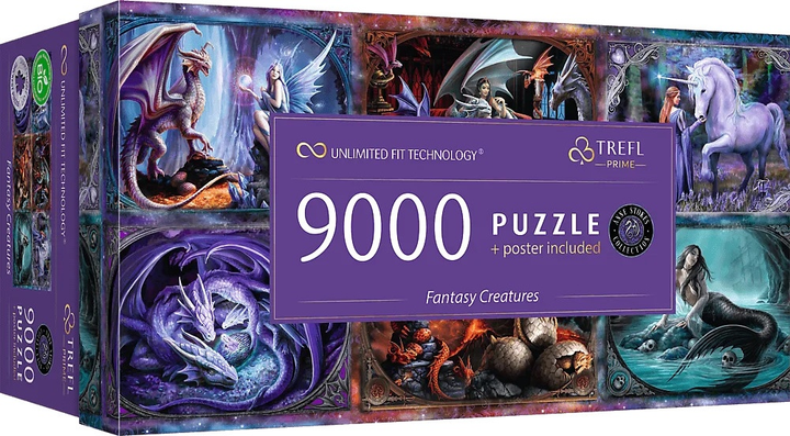 Puzzle Trefl Prime Istoty fantastyczne 9000 elementów (5900511810349) - obraz 1