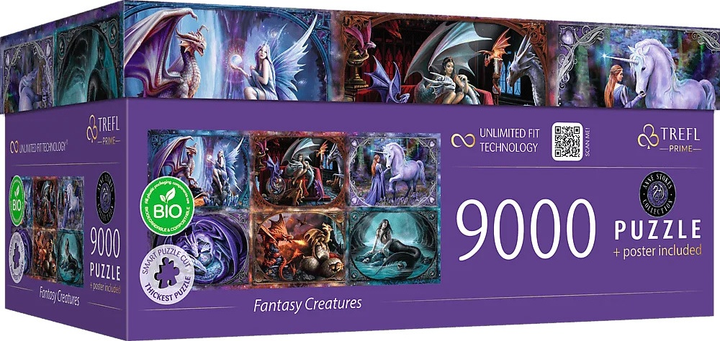 Puzzle Trefl Prime Istoty fantastyczne 9000 elementów (5900511810349) - obraz 3