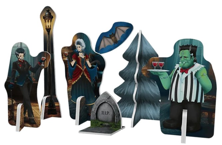 Klocki ceramiczne Trefl Brick Trick Halloween Straszny Dwór 220 elementów (62701) (5900511627015) - obraz 3