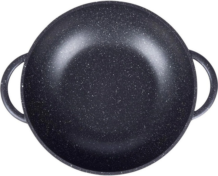 Patelnia Wok Orion Grande granitowa ze szklaną pokrywką 32 cm (8592381153151) - obraz 9