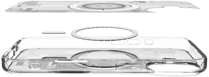 Etui plecki Spigen Ultra Hybrid MagSafe Case do Apple iPhone 17 Zero One White (8800283315172) - obraz 7