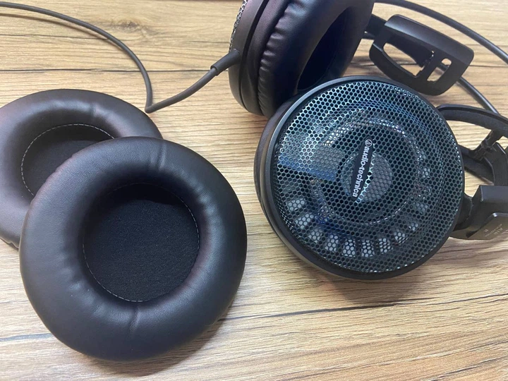 Амбушюры для Audio-Technica ATH AD500X, AD700X, AD900X, AD2000X black черные - изображение 3