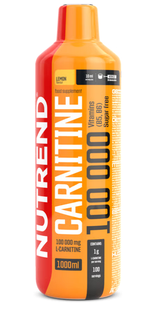 Nutrend Carnitine 100 000 1000 ml лимон - Фото 1 Nutrend Carnitine 100 000 1000 ml лимон - зображення 1