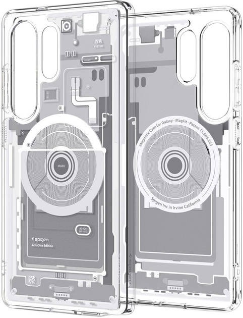 Панель Spigen Ultra Hybrid MagSafe Case для Samsung Galaxy S25 Ultra Zero One White (8809971237895) - зображення 1