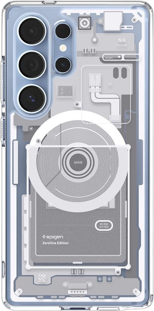 Панель Spigen Ultra Hybrid MagSafe Case для Samsung Galaxy S25 Ultra Zero One White (8809971237895) - зображення 2