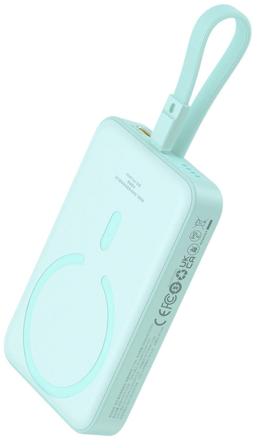 Powerbank Baseus Magnetic Mini MagSafe Lightning 10000 mAh 20 W Blue (GPB365K) - obraz 3