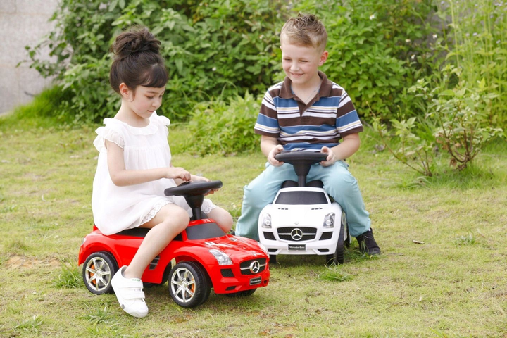 Jeździk autko Multistore Mercedes SLS AMG Biały (5903769978762) - obraz 6