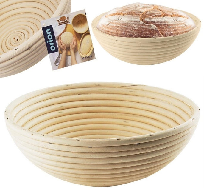 Koszyk do wyrastania chleba Orion rattanowy 25 cm (8592381128913) - obraz 5