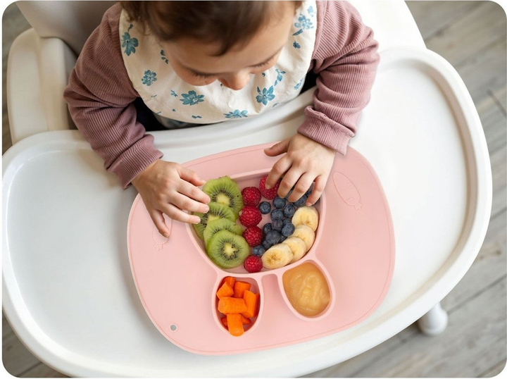 Тарілка силіконова Ricokids Кролик Рожева (5903890611477) - зображення 11