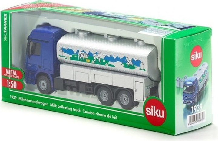 Фермерський молоковоз Siku з каністрами для молока Farmer S1939 (4006874019397) - зображення 1