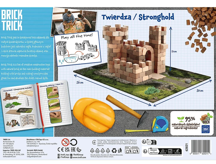 Klocki ceramiczne Trefl Brick Trick Twierdza 220 elementów (62021) (5900511620214) - obraz 4