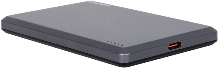Powerbank Silver Monkey Ultra Slim 5000mAh MagSafe Grey (5905386992442) - obraz 3