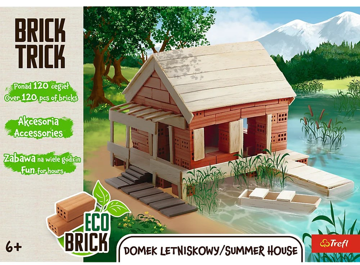 Klocki ceramiczne Trefl Brick Trick Domek Letniskowy (62025) (5900511620252) - obraz 5