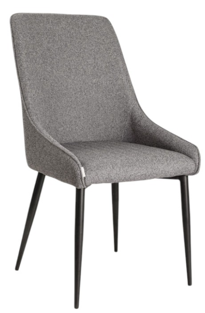 Krzesło do kuchni i salonu HOMLA 737893 SABOR 52 x 52 x 93.5 cm Ciemnoszare (5906496737893) - obraz 1