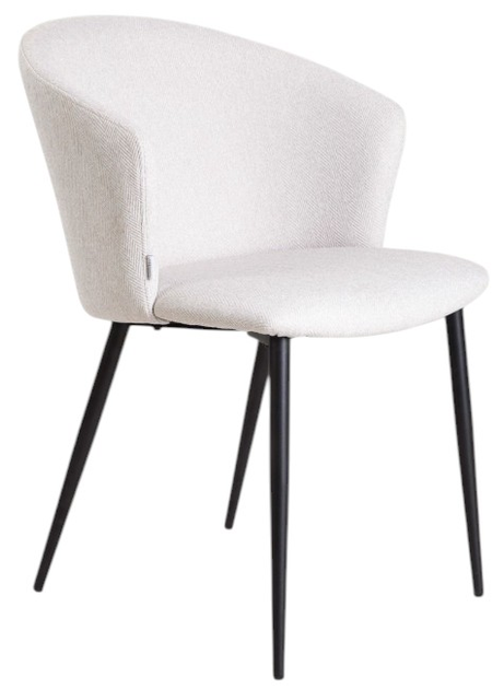 Krzesło do kuchni i salonu HOMLA 738050 LUJO 56.5 x 59 x 81 cm Beżowe (5906496738050) - obraz 1