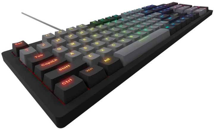 Клавіатура дротова Lorgar Azar 514 RGB USB Black (LRG-GK514B-US) - зображення 5