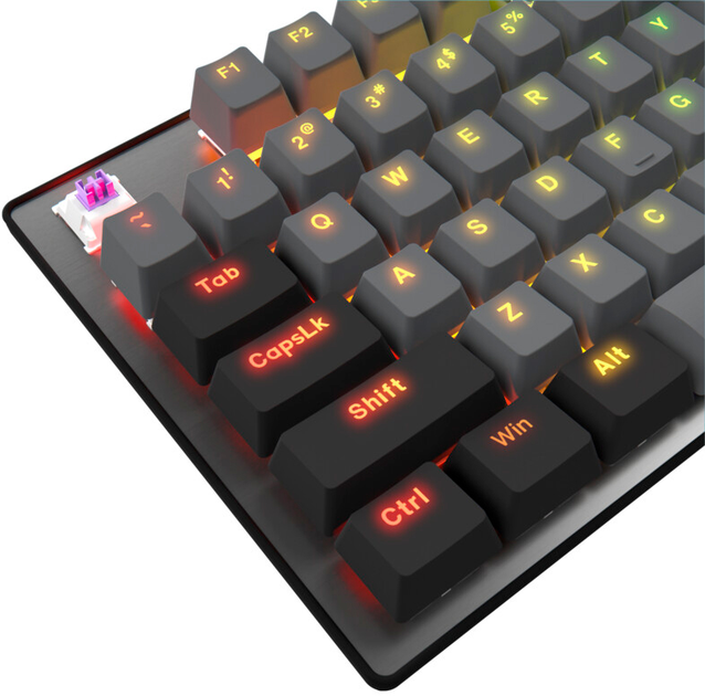 Клавіатура дротова Lorgar Azar 514 RGB USB Black (LRG-GK514B-US) - зображення 7