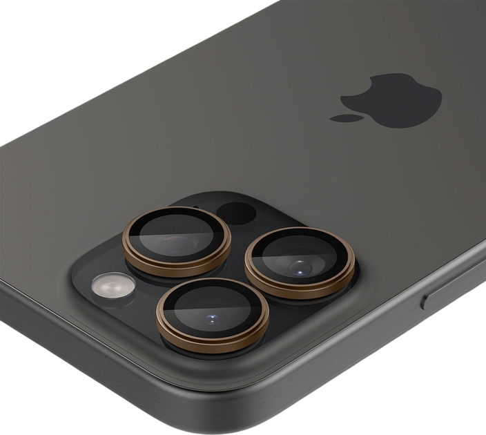 Захисне скло Spigen Glas.tR EZ Fit Optik Pro для Apple iPhone 16 Pro/16 Pro Max Desert Titanium 2 шт. (AGL08862) - зображення 2