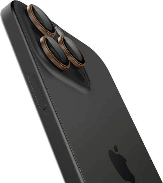 Захисне скло Spigen Glas.tR EZ Fit Optik Pro для Apple iPhone 16 Pro/16 Pro Max Desert Titanium 2 шт. (AGL08862) - зображення 3