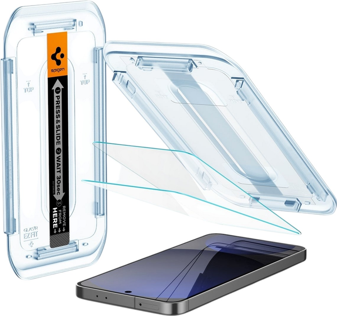 Захисне скло Spigen Glas.tR EZ Fit для Samsung Galaxy S24 FE/A56 2 шт. (AGL08729) - зображення 1