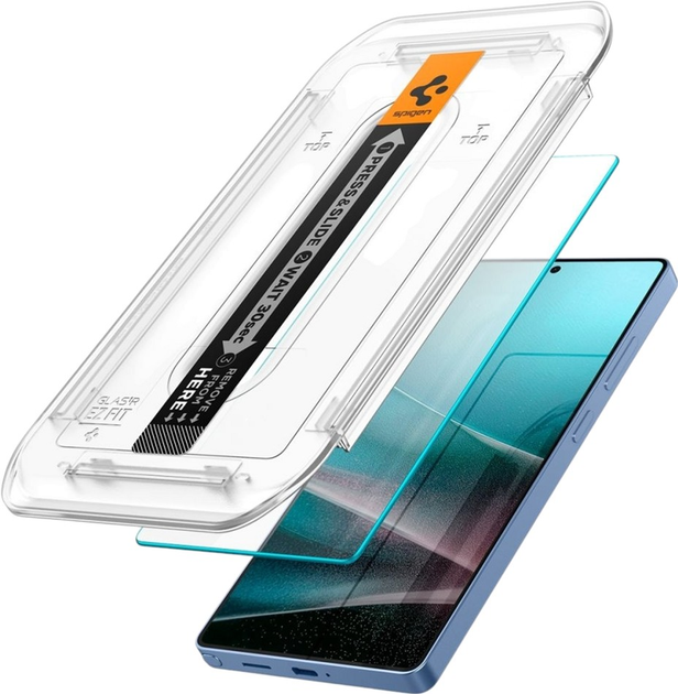Захисне скло Spigen Glas.tR EZ Fit HD для Samsung Galaxy S25 Ultra 2 шт. (AGL09082) - зображення 6