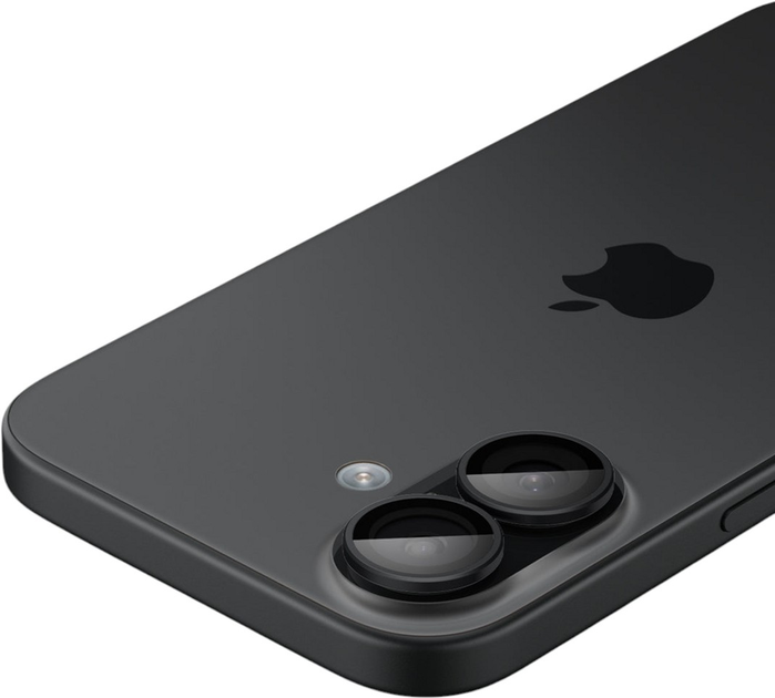 Захисне скло Spigen Glas.tR EZ Fit Optik Pro для Apple iPhone 17/16 Plus/16 Black 2 шт. (AGL07921) - зображення 4