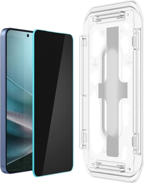 Захисне скло Spigen Glas.tR EZ Fit HD Privacy для Samsung Galaxy S25 Plus/S24 Plus 2 шт. (AGL09307) - зображення 5