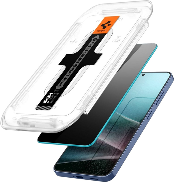 Захисне скло Spigen Glas.tR EZ Fit HD Privacy для Samsung Galaxy S25 Plus/S24 Plus 2 шт. (AGL09307) - зображення 6