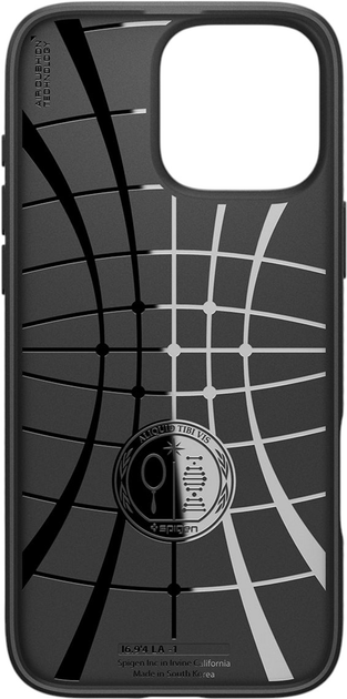 Панель Spigen Liquid Air для Apple iPhone 16 Pro Max Matte Black (ACS07988) - зображення 7