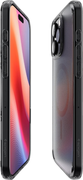Панель Spigen Ultra Hybrid T MagFit для Apple iPhone 16 Pro Max Frost Black (ACS08507) - зображення 5