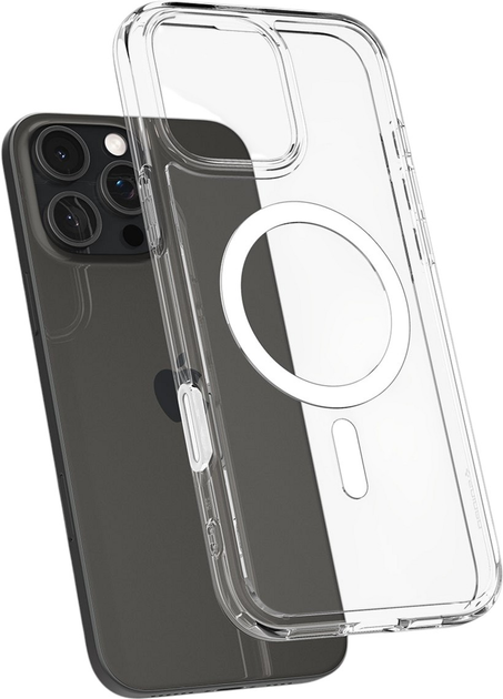 Панель Spigen Ultra Hybrid T MagFit для Apple iPhone 16 Pro White (ACS08512) - зображення 8