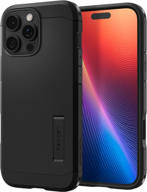 Панель Spigen Tough Armor T AI MagFit для Apple iPhone 16 Pro Max Black (ACS08503) - зображення 3
