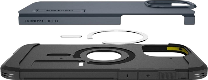 Панель Spigen Tough Armor AI MagFit для Apple iPhone 16 Pro Max Metal Slate (ACS08014) - зображення 6