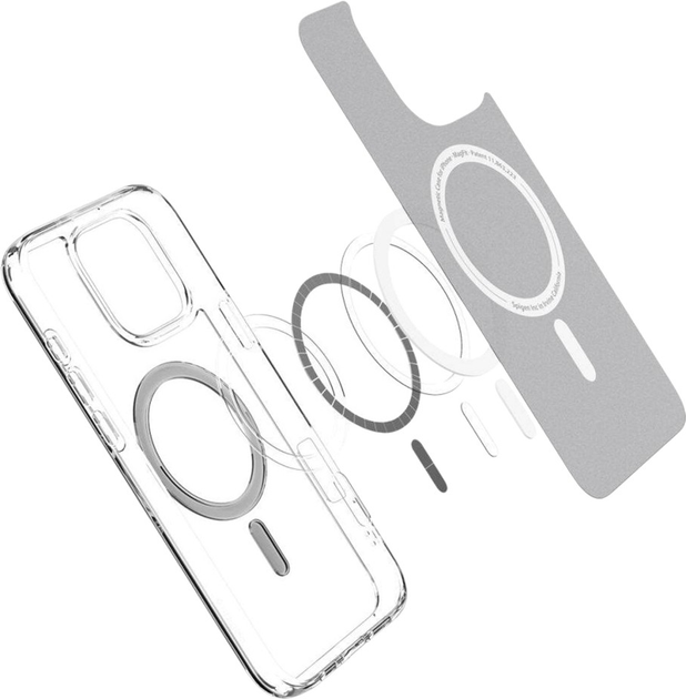 Панель Spigen Ultra Hybrid MagFit для Apple iPhone 16 Pro Max Graphite (ACS07999) - зображення 5