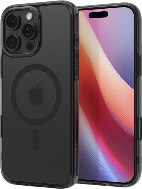 Панель Spigen Ultra Hybrid T MagFit для Apple iPhone 16 Pro Frost Black (ACS08514) - зображення 3