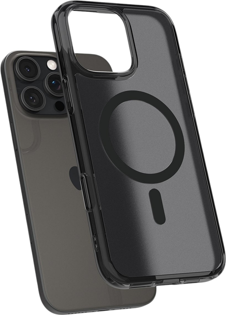 Панель Spigen Ultra Hybrid T MagFit для Apple iPhone 16 Pro Frost Black (ACS08514) - зображення 7