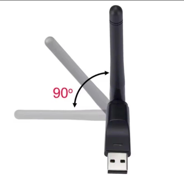 USB Wi-Fi адаптер с антенной беспроводной сетевой вайфай для ПК ноутбука Т2 тюнеров ресиверов приставки IPTV MT7601 2.4GHz 150 Mbps 802.11 b/g/n Wireless WiFi Lan Adapter - изображение 11