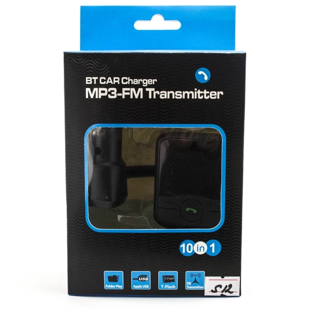 Автомобильный FM-модулятор (трансмиттер) MHZ S12 Black - изображение 2