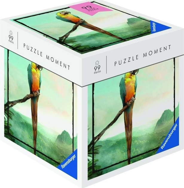 Puzzle Ravensburger Momenty Papuga 99 elementów 16539 (4005556165391) - obraz 1