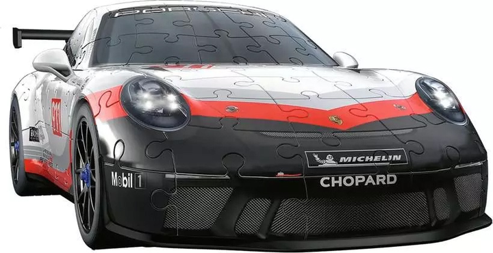 Пазл 3D Ravensburger Iconics Porsche 911 GT3 Cup 108 елементів 12008039 (4005555080398) - зображення 2