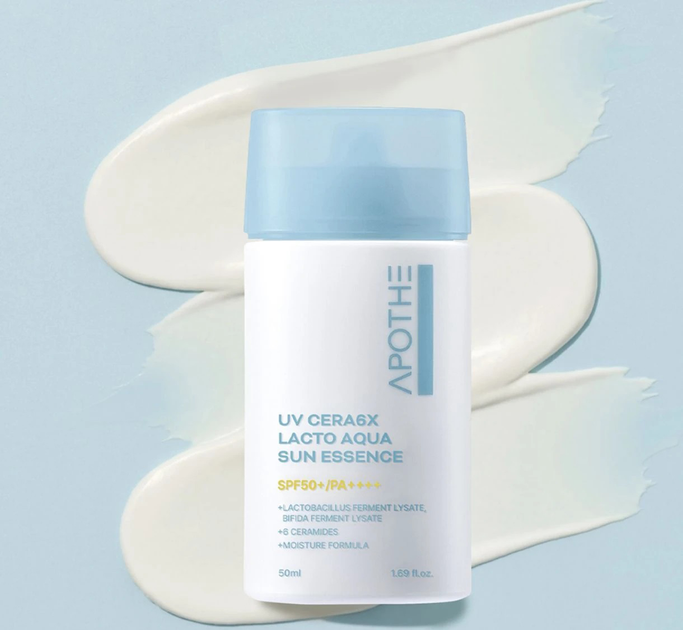 Сонцезахисна есенція Apothe UV Cera 6X Lacto Aqua SPF50+ 50 мл (8809971486460) - зображення 3