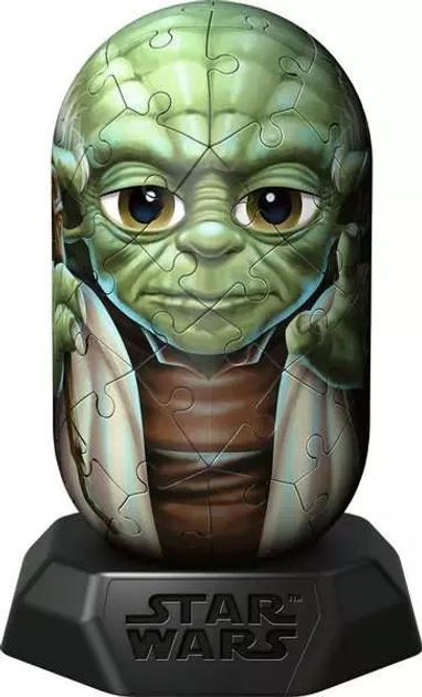 Пазл 3D Ravensburger Hylkies Star Wars Йода 54 елементи 12008018 (4005555080183) - зображення 2