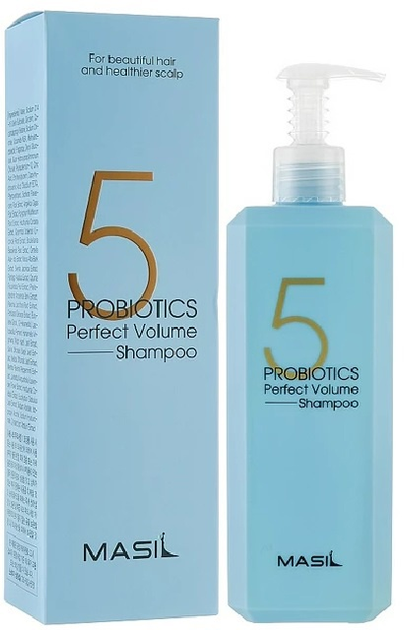 Szampon Masil 5 Probiotics Perfect Volume zwiększający objętość włosów 500 ml (8809744061153) - obraz 1