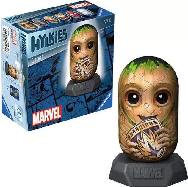 Пазл 3D Ravensburger Hylkies Грут 54 елементи 12001160 (4005555011606) - зображення 3