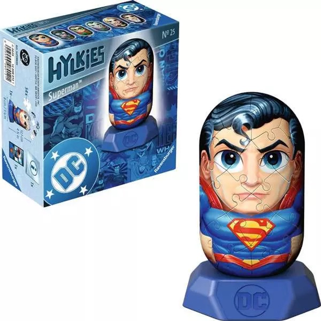 Пазл 3D Ravensburger Hylkies DC Супермен 54 елемента 12008012 (4005555080121) - зображення 3
