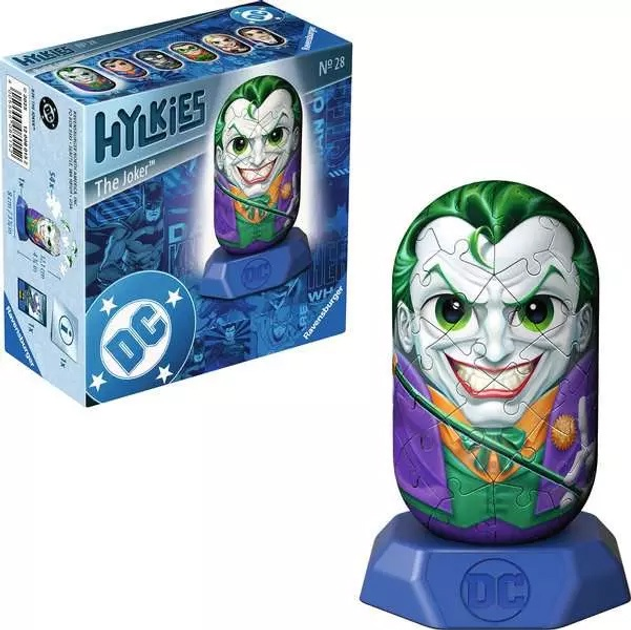 Пазл 3D Ravensburger Hylkies DC Джокер 54 елемента 12008015 (4005555080152) - зображення 3