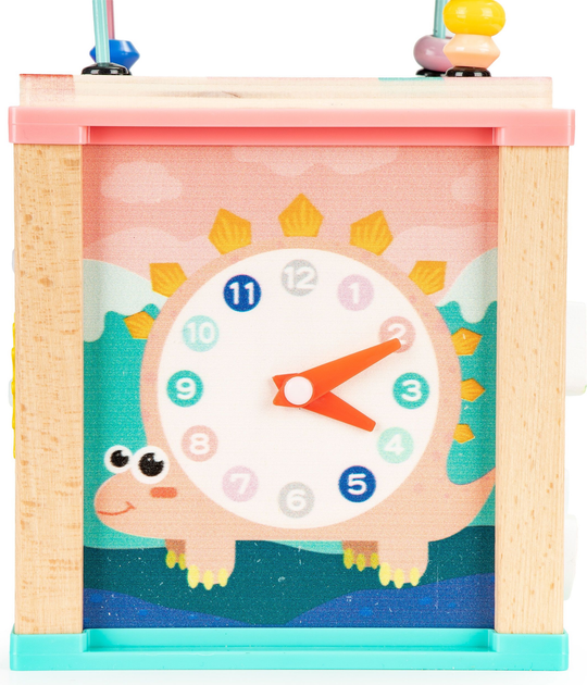 Drewniana kostka edukacyjna EcoToys sorter mula (5903769970100) - obraz 4
